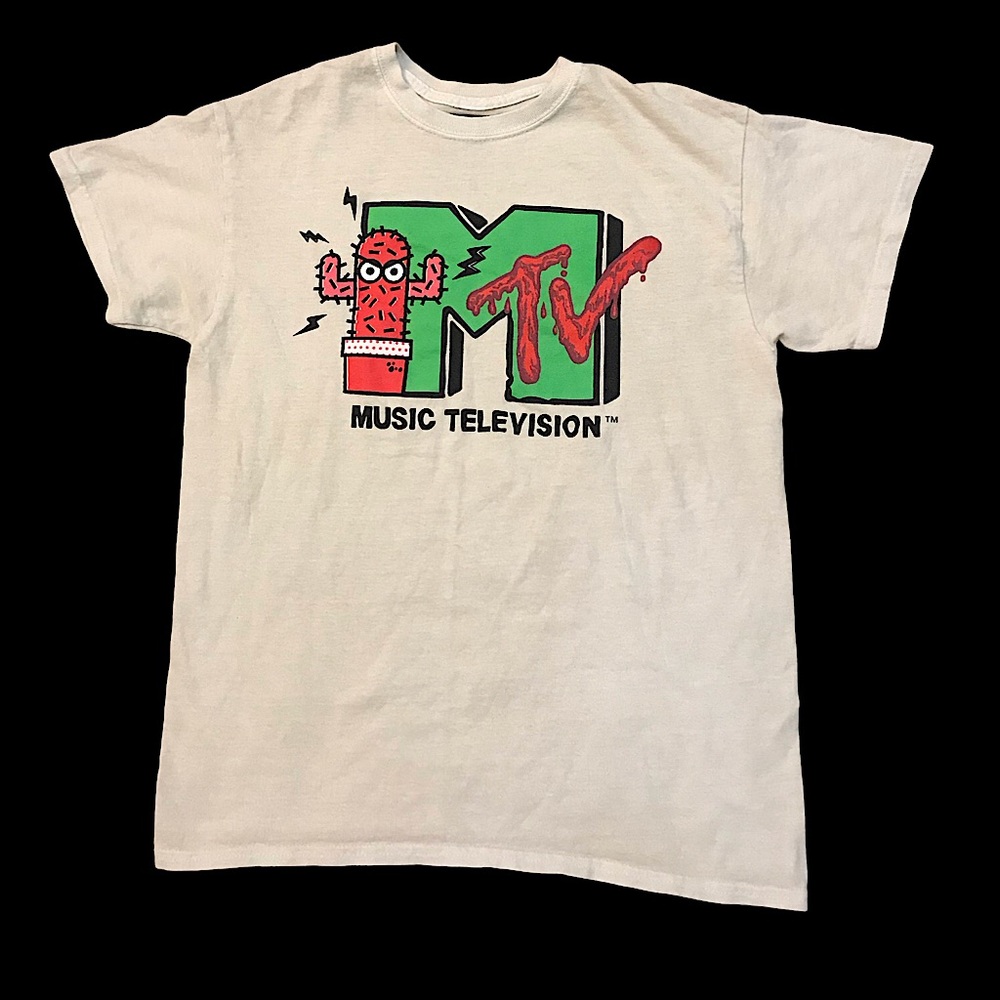 MTV Angry Cactus t-shirt. Size Medium.